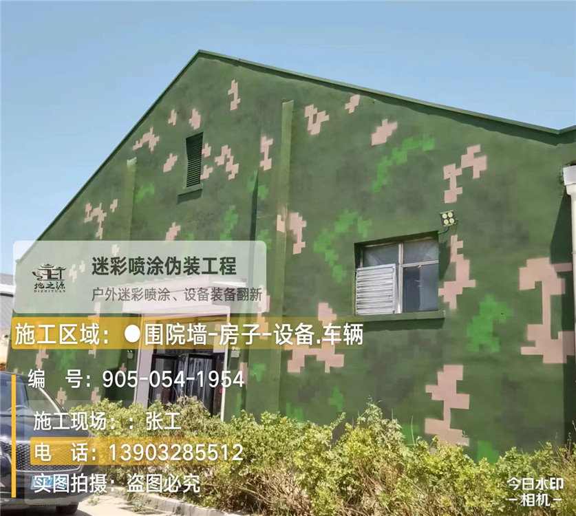 乐山外墙数码迷彩漆施工报价清单（100㎡标准墙面测算）